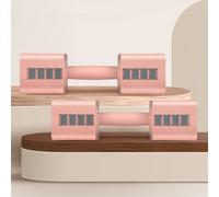 Centra Pair Adjustable Dumbbells 2.8kg-10kg Gym Training Metal Weight Block Set in Bright Green Centra Bright Green