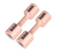 Centra Pair Dumbbells Fast Adjustable 1KG-2.5KG With Metal Weight Pink