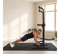 Centra Pull Up Station, 9-Height Adjustable, 150kg Carbon Steel, Black