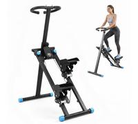 Centra Stair Stepper for Home Gym, Full Body Workout Vertical Climber Machine with Adjustable Pedals & Handlebar, Foldable Low Impact Cardio Equipment