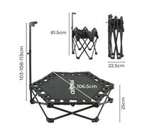 Centra Trampoline Rebounder Mini Fitness Folding Exercise Home Gym Bouncer - 42" Silent Rebounder