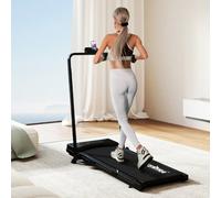 Centra Folding Treadmill with APP Control, 2.5HP Quiet Walking Pad Under Desk, 3-in-1 Treadmills for Home Foldable with Incline, Bluetooth Music & Heart Rate, LED Running Machine for Home Office