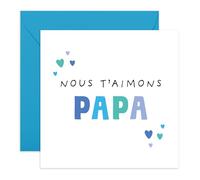 Central 23 Carte Anniversaire Papa Merci Fête Des Pères Fils Fille Hommes Père Vient Avec Stickers Cadeau Anniversaire Cadeau Mignon Par