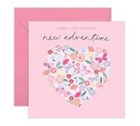Central 23 Congratulations On Your New Job Card - Good Luck On New Adventure - Congratulations On Your New Job Colleagues - Affirmation Gifts For Women Him Her - Comes With Fun Stickers