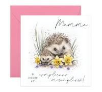 Central 23 Erizo Tarjeta Cumpleaños Mamá Madre Lindo Familia Dulce Suegra Viene Con Pegatinas Regalo Cumpleaños Lindo Regalo Por