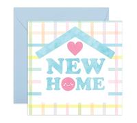 Central 23 New Home Greeting Card - Cute Colourful Housewarming Card - Congrats On Your New House - For Couple Friends Family Neighbours - First Home Celebration - Comes With Stickers