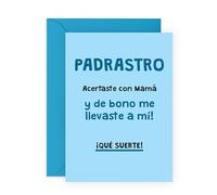 Central 23 Padrastro Tarjeta Cumpleaños Papá Graciosa Día Del Padre Hombre Él Humour Viene Con Pegatinas Regalo Cumpleaños Lindo Regalo Por