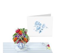 Central 23 Paper Flower Bouquet 3D Popup Greeting Cards with Note Card & Envelope - Mum Birthday Card, Mother's Day, Anniversary Card, Get Well Gifts for Women - Peonies - Comes With Stickers