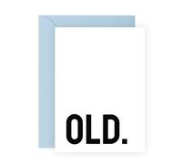 Central 23 Rude Birthday Cards For Women - OLD - Funny Greeting Cards And Envelopes - Old Age Jokes Humour - Gifts For Mum Aunt Nan Friends - Comes With Fun Stickers