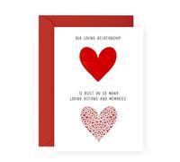 Central 23 Wedding Anniversary Card For Husband Wife - Our Loving Relationship - Romantic Anniversary Card For Boyfriend Girlfriend - Valentines Day - Love Gifts For Her Him - Comes With Stickers