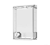 Central AC Controller Switch Protective Cover, Clear Acrylic Locking Box for 86-Type Panels, Humidity and Dust Resistant Safety Guard with 2 Keys for Residential and Industrial Use(Transparent)