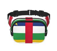 Central African Flag Fanny Pack Belt Bag for Women and Men, Fashionable Waist Pack for Traveling, Hiking
