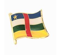 Central African Republic CAR Metal Enamel Country Flag Pin Badge