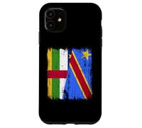 Central African Republic Congo Half Flag Case for iPhone 11