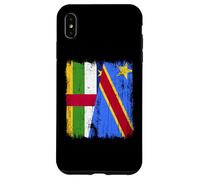 Central African Republic Congo Half Flag Case for iPhone XS Max