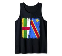 Central African Republic Congo Half Flag Tank Top