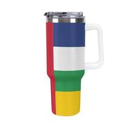 Central African Republic Flag Coffee Cups Travel Mug Insulated Tumbler Water Bottle Large