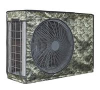 Central Air Conditioner Cover, Air Conditioner Covers for Window Units, Breathable Mesh Fabric, Waterproof, Windproof, Sunproof, Insulation(Green,86x56x33CM/33x22x13IN)