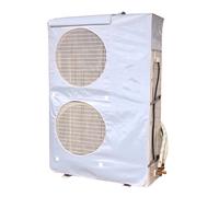 Central Air Conditioner Covers for Outside, Double Hole Mesh Air Conditioner Cover, All Seasons Especially, Easy to Install(41x17x58in/105x43x148cm)