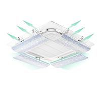 Central air-Conditioning Deflector Wind Deflector Summer Anti-Cold Wind Direct Blowing Suitable for Office Hotel air-Conditioning Accessories (Color : Ordinary model, Size : Pack of 1)