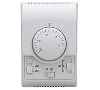 Central Air Conditioning Thermostat, Heating and Cooling 2 Way Mechanical Temperature Controller Adjustable Thermostat Switch for Central Air Conditioning