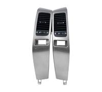 Central Air Vent Grille A/C Vent Silver Decorative Frame/Fit For Toyota Land Cruiser Prado LC120 2003-2009(1 set)
