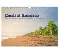 Central America - Fantastic Landscapes from Panama to Guatemala (Wall Calendar 2026 DIN A4 landscape), CALVENDO 12 Month Wall Calendar: A journey between the Caribbean and the Pacific