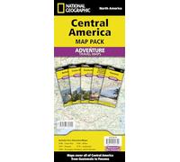 Central America (Map Pack): Travel Maps International Adventure/Destination Map (National Geographic Adventure Map)