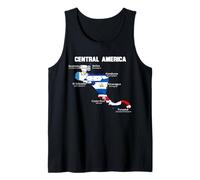 Central American Map, Flags of Central America, Mesoamerica Tank Top