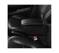 Central Armrest Box Large Armrest Arm Rest Centre Center Console Storage Box Leather Support, For Ford, For Focus 2 MK2 2005-2011(Black base only)(F Style All Black No Usb)