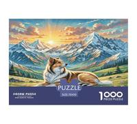 Central Asian Shepherd Dog 1000 Piece Jigsaw Puzzle For Adults Challenging Game Stress Relief Puzzle Exercise The Memory of The Brain for The Whole for Women, Gifts for Men 70x50cm/1000