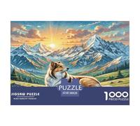 Central Asian Shepherd Dog 1000 Piece Jigsaws for Adults Educational Games Birthday Gifts for Women And Man Art Colorful DIY Craft 38x26cm/1000pcs