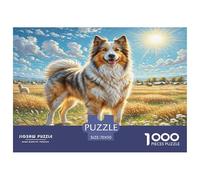 Central Asian Shepherd Dog Jigsaw Puzzles Great Gift for Adults 1000 Piece Challenging Games Home Decoration Cute Animal Jigsaw Puzzle for Adults And Kids 70x50cm/1000pcs