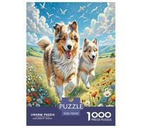 Central Asian Shepherd Dog Jigsaw Puzzles Puzzles for Adults Kids.1000 Piece Handsome animals Whimsical Challenge Toy Educational Games Home Decoration for Adults& Kids Age 14 Years Up 70x50cm/1000pcs