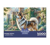 Central Asian Shepherd Dog1000 Piece Puzzle Puzzle Cute Pets Clever Puzzles for Adults Children 38x26cm/1000pcs