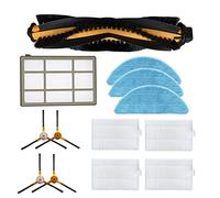 Central Brush Mop Cloth Primary Filter/Fit For ABIR X5,X6,X8 Robot Vacuum Cleaner Handheld Cordless Vac Spare Parts Accessories Sweeping Robot Set (Color : Package1)