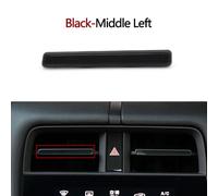 Central Car Central Left and Right Air Conditioner AC Vent Grille Trim Strip/Fit For Porsche Taycan 9J1 2019 2020 2021 2022 2023 2024 2025(Black Middle L)