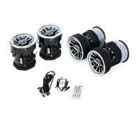 Central Car LED Front Dashboard AC Air Condition Vent Outlet Turbo Interior Trim Car Accessories/Fit For Benz Sprinter