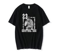 Central CEE 23 T-Shirt Wild West Album 2024 Crewneck Short Sleeve Streetwear Women Men Fashion Tee (XL,Black)