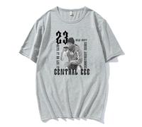 Central CEE 23 T-Shirt Wild West Album 2024 Crewneck Short Sleeve Streetwear Women Men Fashion Tee (XXS,Gray)