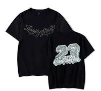 Central Cee Merch 23 T-shirt Summer Unisex Hip Hop Short Sleeve Print Tee Streetwear XS-4XL-Black||S