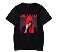 Central Cee Merch Tshirt Summer For Women/Men Rapper Hiphop O-neck Short Sleeve T-Shirt Casual Tee XS-4XL-Black||S