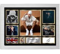 Central Cee Signed Autograph Photograph Display - Perfect for Hip Hop Fans, A4 Poster + White Frame - Limited Edition Autograph Fan Gift - Collectible Memorabilia Merchandise