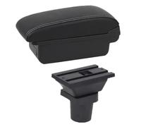 Central Console Storage Box For Toyota For Yaris For Vitz 5dr Hatchback 1998-2011 Armrest Box Accessories(A white line No USB)