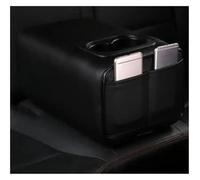 Central Console Storage Box Universal Car Rear Seat Armrest 2 Row Console Box With Cup Holder Rest Backseat Armrest Console Box(Black-Double pockets)
