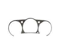 Central Control Interior For Nissan 350Z Z33 For Nismo 2003-2009 Carbon Fiber Stickers Cover Central Control Speed Meter Display Decorative Accessories Central Interior Stickers(Black)