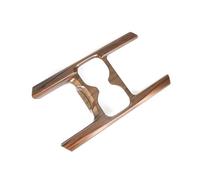 Central Control Trim Carbon Fiber Style Car Water Cup Holder Cover Trim Frame ABS For CR-V 5th 2017 2018 2019 For CRV 2017 2018 2019 Car Interior Trim(Walnut color)