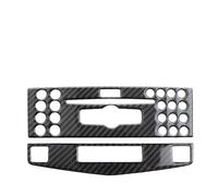 Central Control Trim For Benz For C Class For W204 For C200 For C260 For C300 For C180 2007-2010 Carbon Fiber Car Center Console Air Conditioner CD Panel Cover Trim(C)