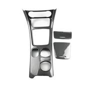 Central Control Trim For Benz For GLA For CLA For A Class For W176 2013-2018 LHD Carbon Fiber For Style Car Center Console Water Cup Holder Panel Decoration ABS