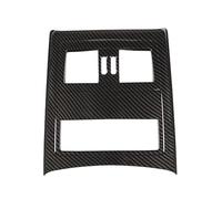 Central Control Trim For BMW 3 Series For E90 2005-2012 ABS Carbon Texture Car Rear Air Condition Vent Outlet Frame Cover Center Console Interior Trim Panel(Carbon Texture)
